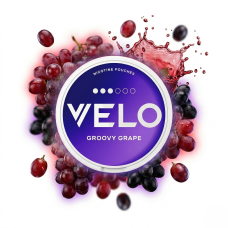 Снюс VELO Groovy Grape Mini 12 мг/г (бестабачный, тонкий)