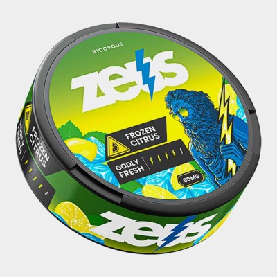 Снюс ZEUS Frozen Citrus 50 мг/г (бестабачный)