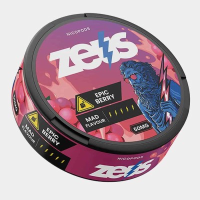 Снюс ZEUS Epic Berry 20 мг/г (бестабачный)