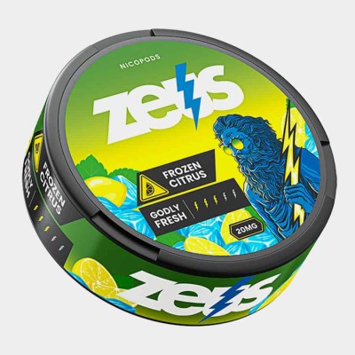 Снюс ZEUS Frozen Citrus 20 мг/г (бестабачный)