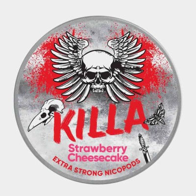 Снюс Killa Strawberry Cheesecake 16 мг/г (бестабачный)