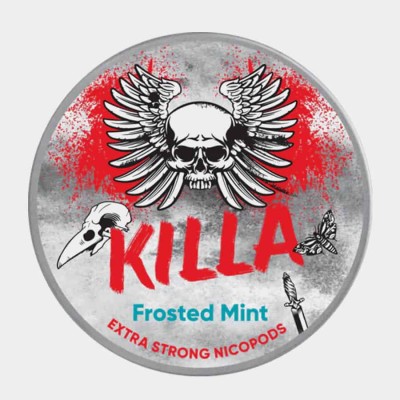 Снюс Killa Frosted Mint 16 мг/г (бестабачный)