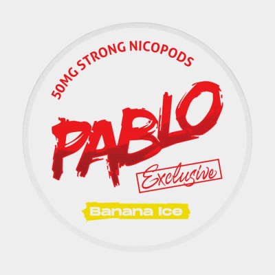Снюс Pablo Exclusive Banana Ice 50 мг/г (бестабачный)