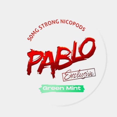 Снюс Pablo Exclusive Green Mint 50 мг/г (бестабачный)