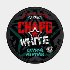 Снюс Chapo White Crystal Menthol Danger Strong 51 мг/г (бестабачный) Снюс Chapo White Crystal Menthol Danger Strong 51 мг/г (бестабачный)