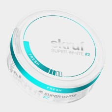 Снюс Skruf Fresh Superwhite 8 мг/г (бестабачный)