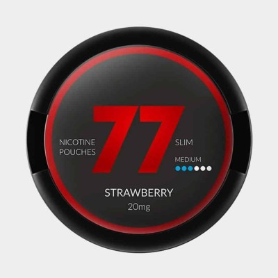 Снюс 77 Strawberry Medium 16 мг/г (бестабачный)