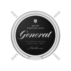 Снюс General Mini White Dry 8 мг/г (табачный, тонкий)