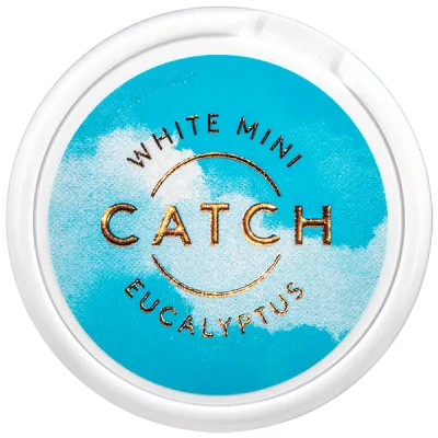 Снюс Catch Eucalyptus Mini White Dry 8 мг/г (табачный, тонкий)