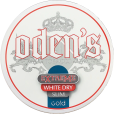 Снюс Odens Extreme White Dry Slim Cold 22 мг/г (табачный, тонкий)