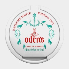 Снюс Odens Double Mint White Portion 22 мг/г (табачный)