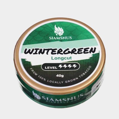 Снюс Siamsnus Longcut Wintergreen 16 мг/г (табачный)