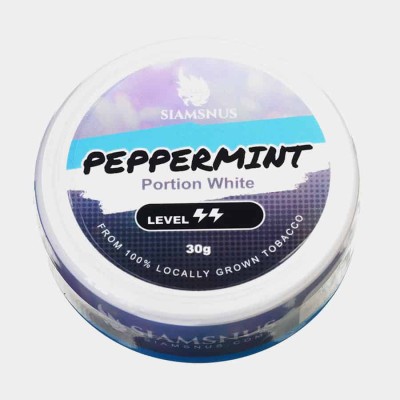 Снюс Siamsnus Peppermint Portion White 8 мг/г (табачный)