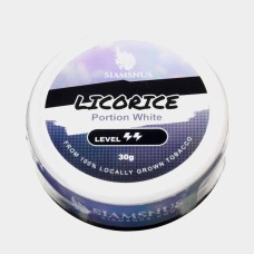 Снюс Siamsnus Licorice Portion White 8 мг/г (табачный)