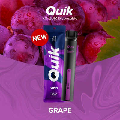 Электронная сигарета Quik Grape (3%, 2000 тяг)