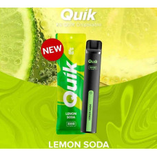 Электронная сигарета Quik Lemon soda (3%, 2000 тяг)