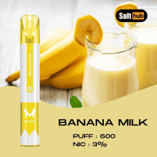 Электронная сигарета Salthub M Stix 600 puff - банановое молоко